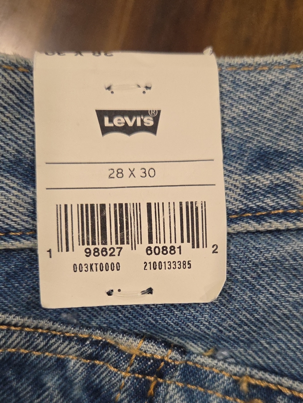 Levi's 501 '90s Western Chaps Denim Jeans - Picture 9 of 9